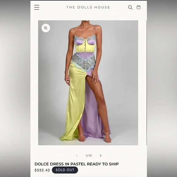 The Dolls House Fashion Gown - Picture 1 of 7